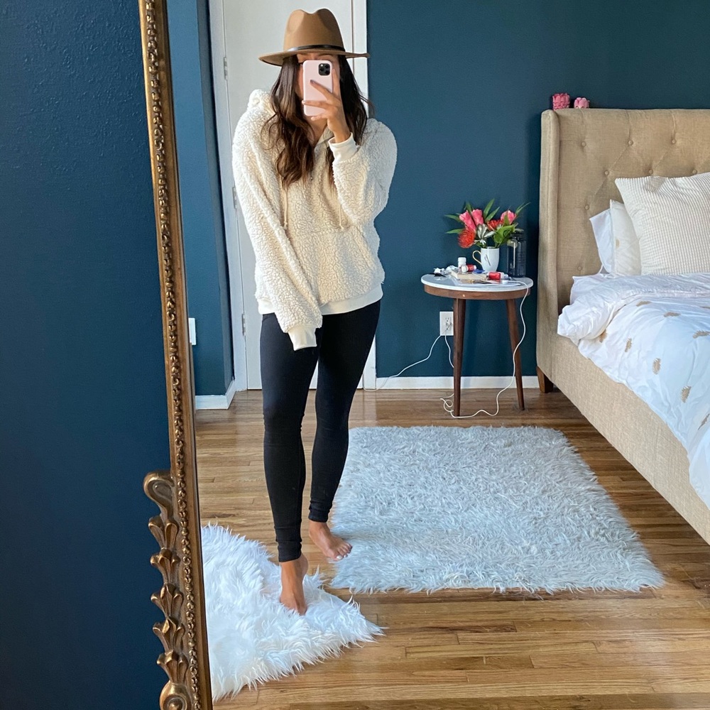 sherpa fleece sweater